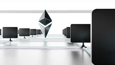 a group of black computers
